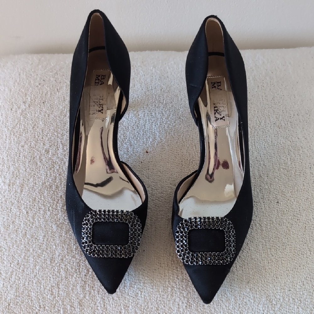 Black Bally Women's Shoes with Embellished Buckle